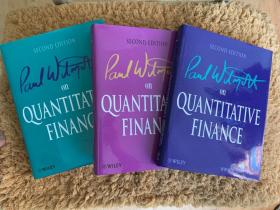 现货 Paul Wilmott on Quantitative Finance  3 Volume Set  英文原版  数量金融 保罗·威尔莫特 2018年线装