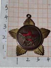 全国人民慰问人民代表团赠老徽章，1954年。