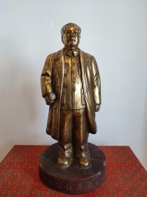 毛主席木制雕像