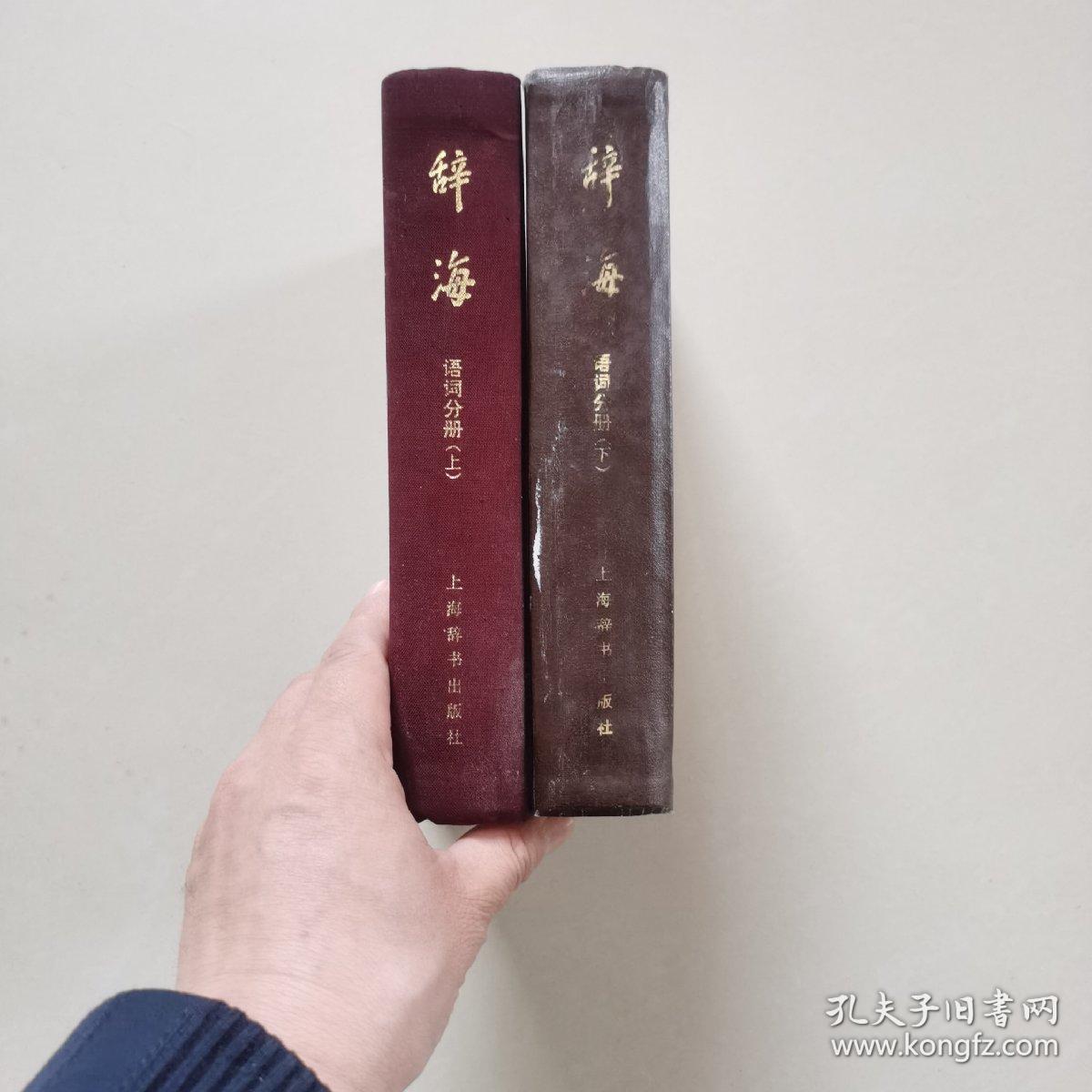 辞海 词语分册 上下 上海辞书出版社