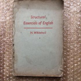 Structural Essentials of English (英语结构概要 英国人谈语法用法 朗曼英文版 1958）