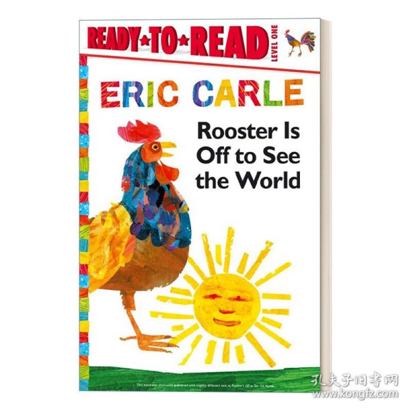 英文原版 Rooster Is Off to See the World 公鸡去看世界了 Ready-to-Read Level 1分级读物 Eric Carle 卡尔爷爷儿童绘本 英文版 进口英语原版书籍