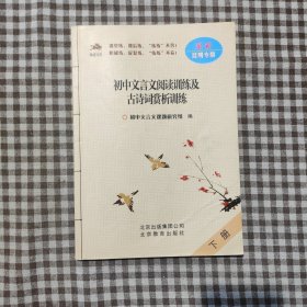 初中文言文阅读训练及古诗词赏析训练 下册