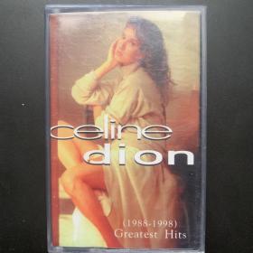 原版磁带  《Celin Dion  席琳·迪翁  Greeatest Hits （1988-1998）》美版专辑 (实物拍图）SonyBros.Records出品 卡带95品 封面95品 有词  发行编号：SONY EK 46893   发行时间：1995年