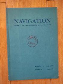 NAVIGATION JOURNAL OF THE INSTITUTE OF NAVIGATION（航海学会杂志）1982-1983年