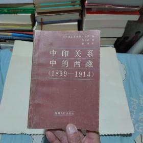 中印关系中的西藏（1899一1914）