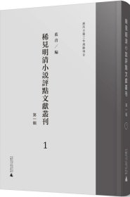 稀见明清小说评点文献丛刊（第一辑）（全20册）