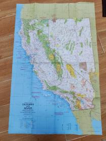 国家地理附图 加利福尼亚 内华达州
