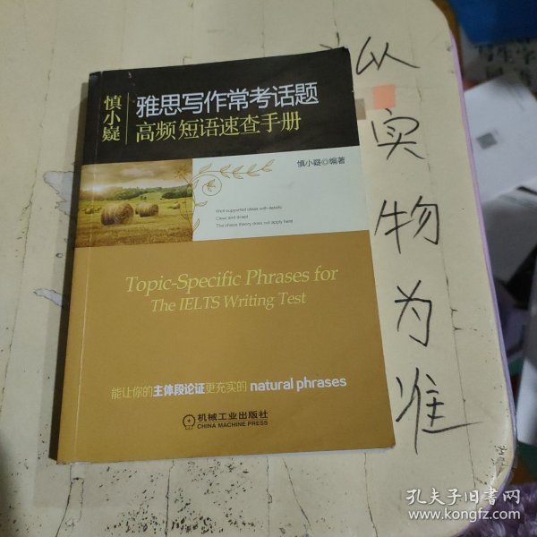 慎小嶷：十天突破雅思写作 剑12版(赠便携式速查手册+作业本+纯正英音朗读音频卡) 