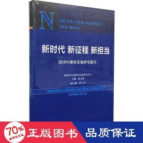 新时代新征程新担当——2019年湖南发展研究报告