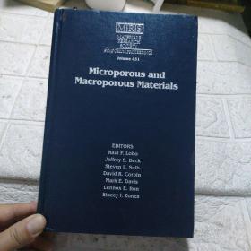 Microporous and Macroporous Materials【精装 大32开 详情看图】