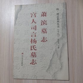 隋碑志系列丛书（十八）萧滨墓志 宫人司言杨氏墓志