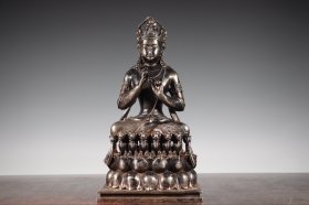 旧藏 藏银 藏传佛像 尺寸：13-11.5-26 cm 重1702克
