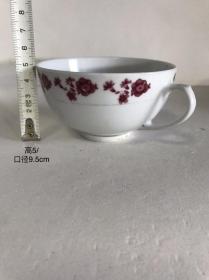 全品5/9.5cm中国景德镇出2品小红花耳杯567早期老瓷咖啡杯茶杯茶碗全品5/9.5cm中国景德镇出2品小红花耳杯567早期老瓷咖啡杯茶杯茶碗