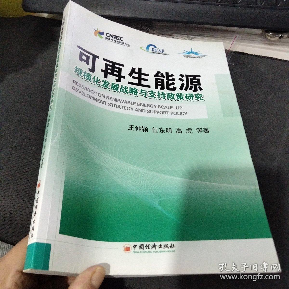 可再生能源：规模化发展战略与支持政策研究