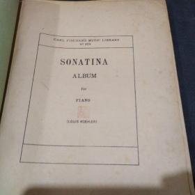 SONATINA ALBUM FOR THE PIANO For Piano 老曲谱