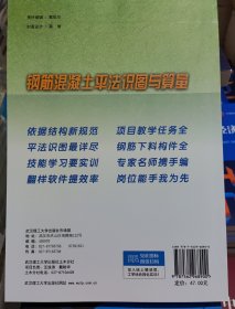 钢筋混凝土平法识图与算量（第2版） 吴迪 徐琳 范军 武汉理工大学出版社 9787562968900