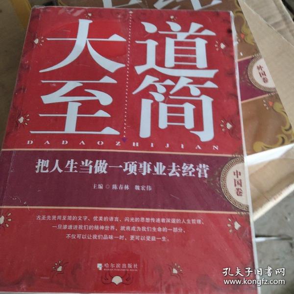 大道至简：把人生当做一项事业去经营（中国卷）