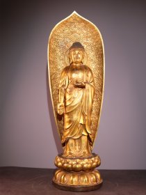 老铜【释迦牟尼佛】 高83厘米长28厘米宽24厘米净重27斤