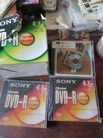 SONY DVD-R 索尼可刻录光盘惠普DVD刻录光盘，共13盘，全新未拆封合售