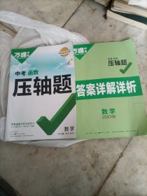 2023版万唯中考数学压轴题函数初中初一初二初三七八九年级真题模拟试