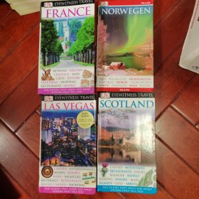 DK 4本 DK EYEWITNESS TRAVEL.FRANCE.NORWEGEN.LASVEGAS.SCOTLAND