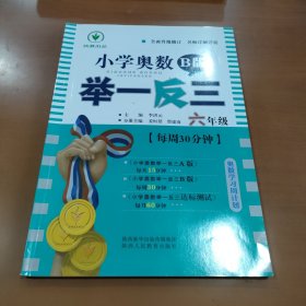 小学奥数举一反三 六年级 B版