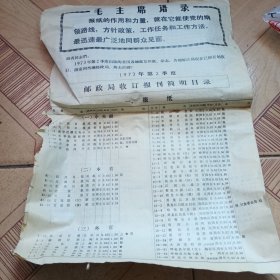 1973年邮政订报目录