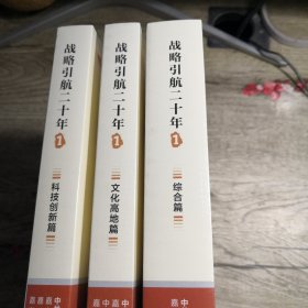战略引航二十年.1：综合篇 文化高地篇 科技创新篇（3册合售）全新未拆封