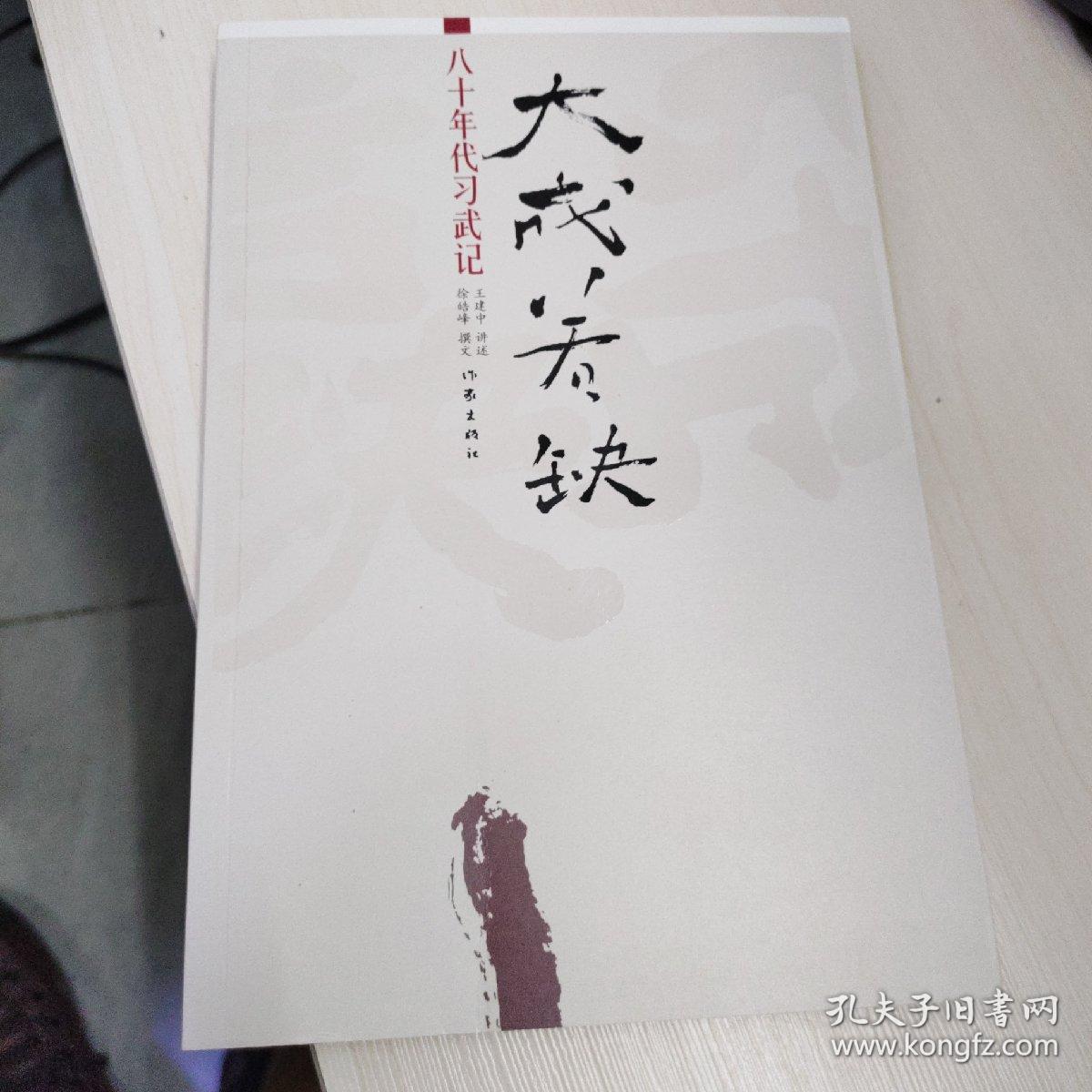 大成若缺：八十年代习武记 武士会 2册