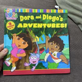 dora and diego’s adventures！硬壳封面，朵拉合集