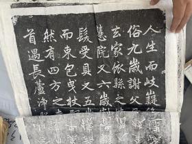 【拓本碑拓，手拓，旧拓片】 《赵孟頫  赵子昂》苏州《临济正传虎丘隆禅师碑》。22张全