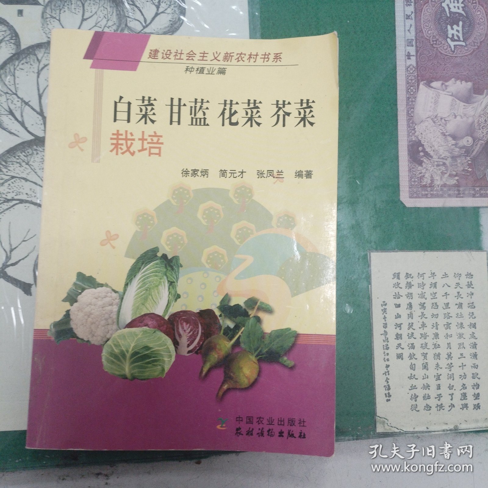 白菜甘蓝花菜芥菜栽培（2006年一版一印）（11箱右2）