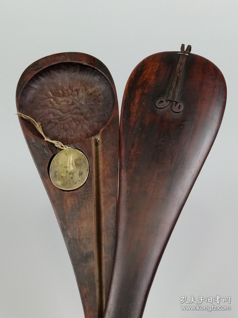 清代楠木【戥子称】牙杆，用来称金、银、药品等分量小的东西。完整无缺，实拍如图！