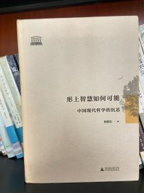 形上智慧如何可能 中国现代哲学的沉思