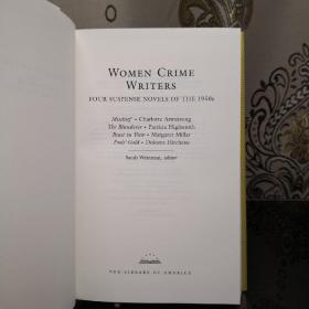 【现货】【BOOK LOVERS专享319元】【本店福利 42%OFF】Women Crime Writers Eight Suspense Novels of the 1940s & 50s 精美函套 两卷合售 Library of America 美国文库 英文原版 美国作家最权威版本 当今装帧典范 布面封皮琐线装订 丝带标记 圣经无酸纸薄而不透保存几个世纪不泛黄