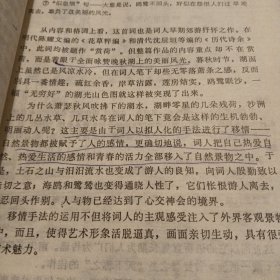 李清照词诗评注，有点笔画