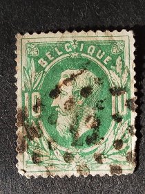 比利时邮票 古典信销票
