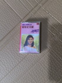 邓丽君岛国之情歌第五集，磁带有歌词，黑卡