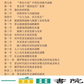 普京时代给我20年还你一个奇迹般的俄罗斯2000~2008郑羽经济管理出9787509602362