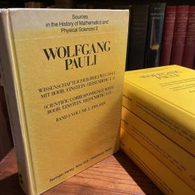 1979 德文 Wolfgang Pauli 科学通信集 1919-1929年 16开 500余页 如新