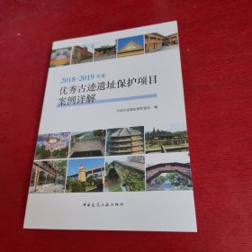 2018-2019年度优秀古迹遗址保护项目案例详解【内页干净 实物拍摄】