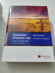 Australian Property Law 3rd edition 澳大利亚《物权法》第三版