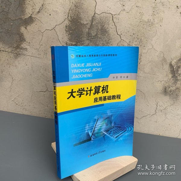 大学计算机应用基础教程/安徽省成人高等教育公共网络课程教材