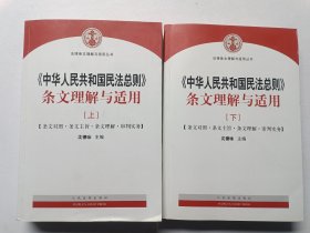 中华人民共和国民法总则 条文理解与适用（套装上下册）