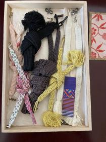 日本回流 服饰 和服 配件 搭配 配饰 带缔 带扬 羽织纽 正绢 多条 随机发30一条 自助挑选价格另议 茶包 西阵织 随身用 茶具 骨质 茶针 牙签套  单独包装一条 88