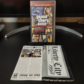 RockStargames 美版R星GTALCS箱说齐全带地图