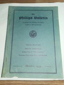 民国资料-----《the phillips bulletin：菲利普斯公告》！（1934年，16开插图本）
