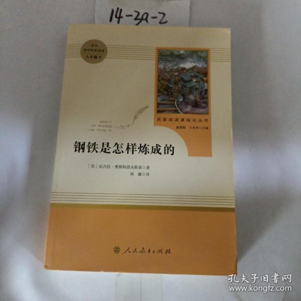 统编语文教材配套阅读 八年级下：钢铁是怎样炼成的/名著阅读课程化丛书