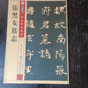 墨点字帖·传世碑帖精选：张黑女墓志（毛笔魏碑书法字帖）P区